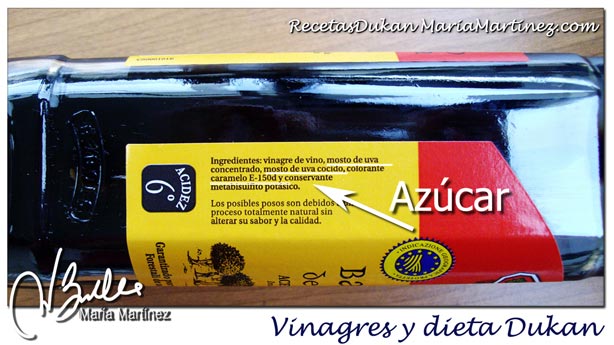 Vinagre de módena y dieta Dukan: condimentos permitidos desde fase Ataque